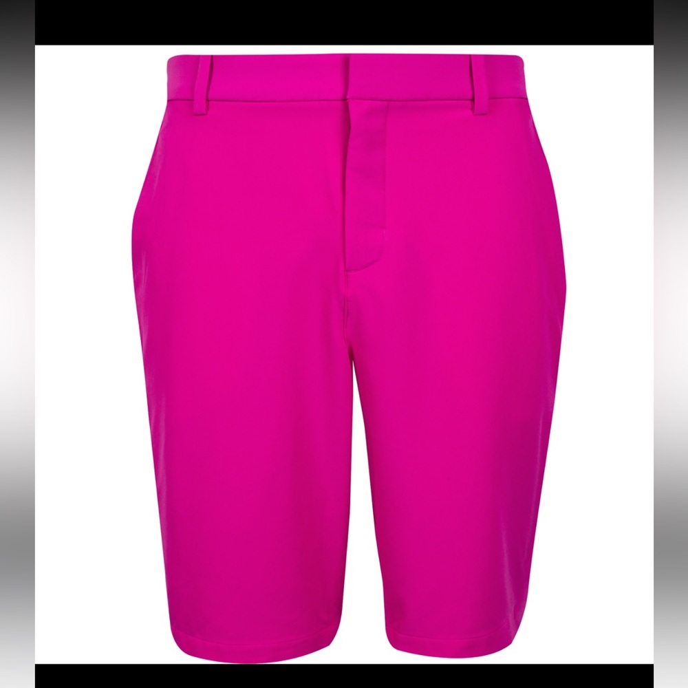 Nike Pink Flat Front Shorts Vibrant Style
